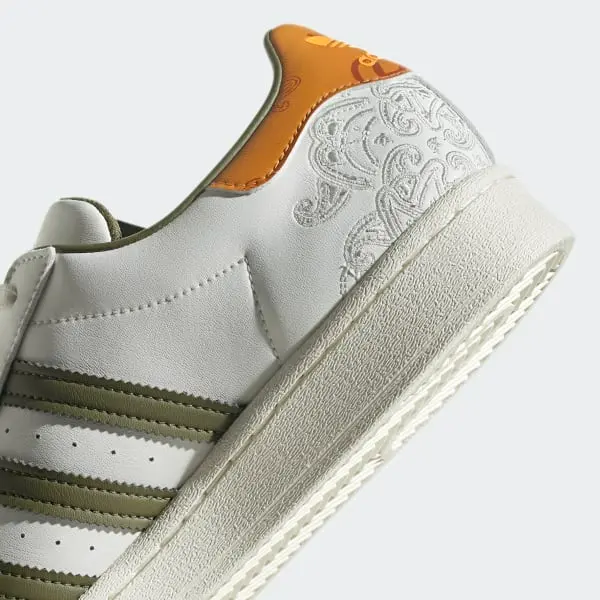 Giày Adidas Superstar 'Green Orange' GX3656 - Ảnh 8