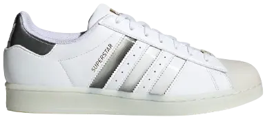 Giày Adidas Superstar White Silver H00233