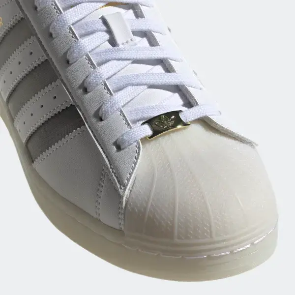 Giày Adidas Superstar White Silver H00233 - Ảnh 4