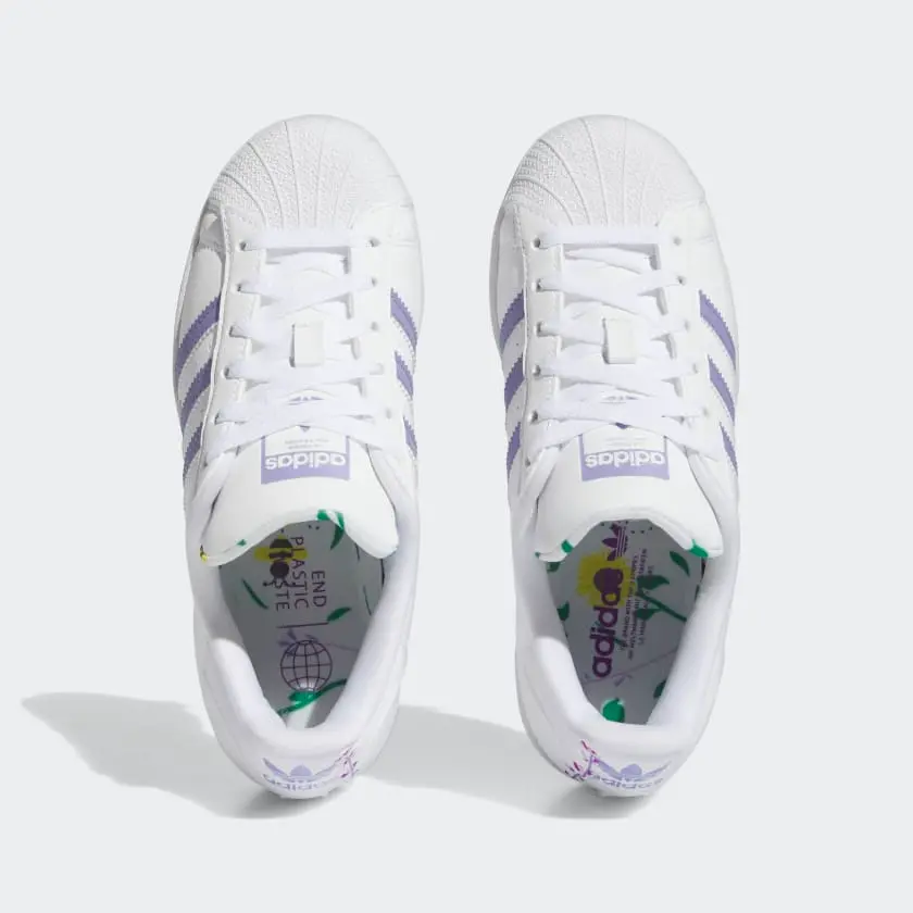 Giày Adidas Originals Superstar ‘White Purple’ HP6215 - Ảnh 4