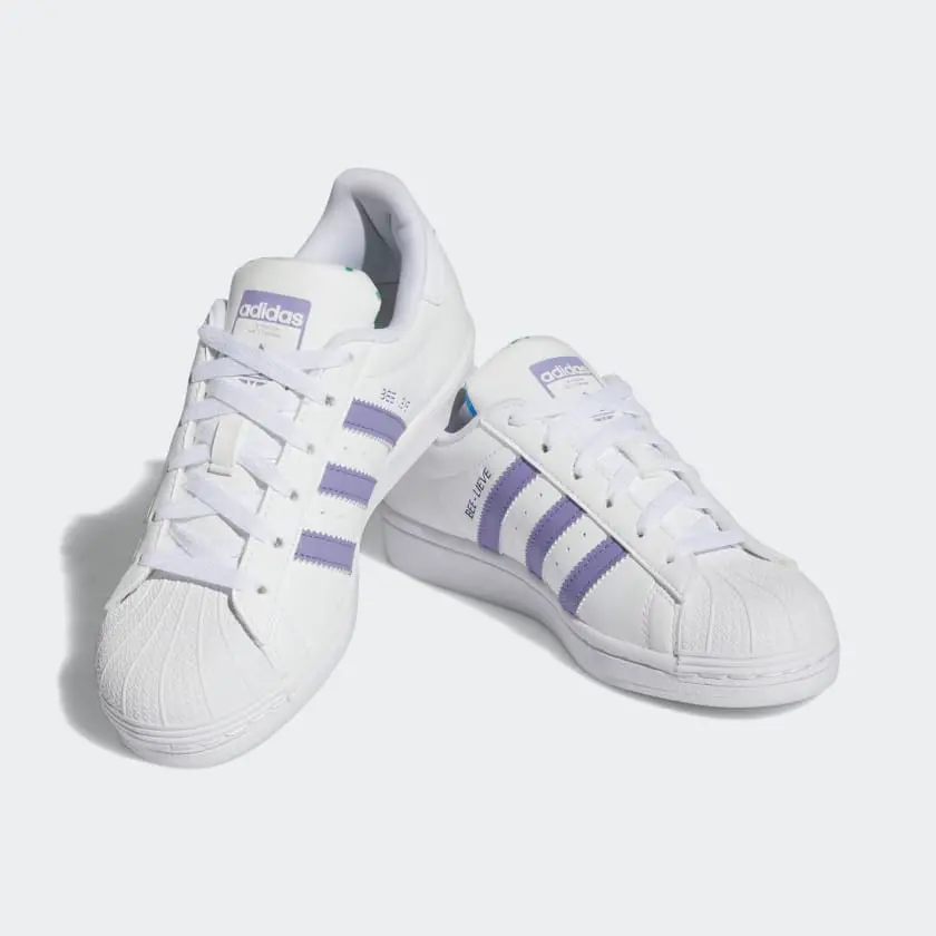 Alternative view of Giày Adidas Originals Superstar ‘White Purple’ HP6215