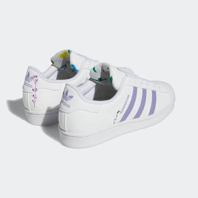 Giày Adidas Originals Superstar ‘White Purple’ HP6215 - Ảnh 3