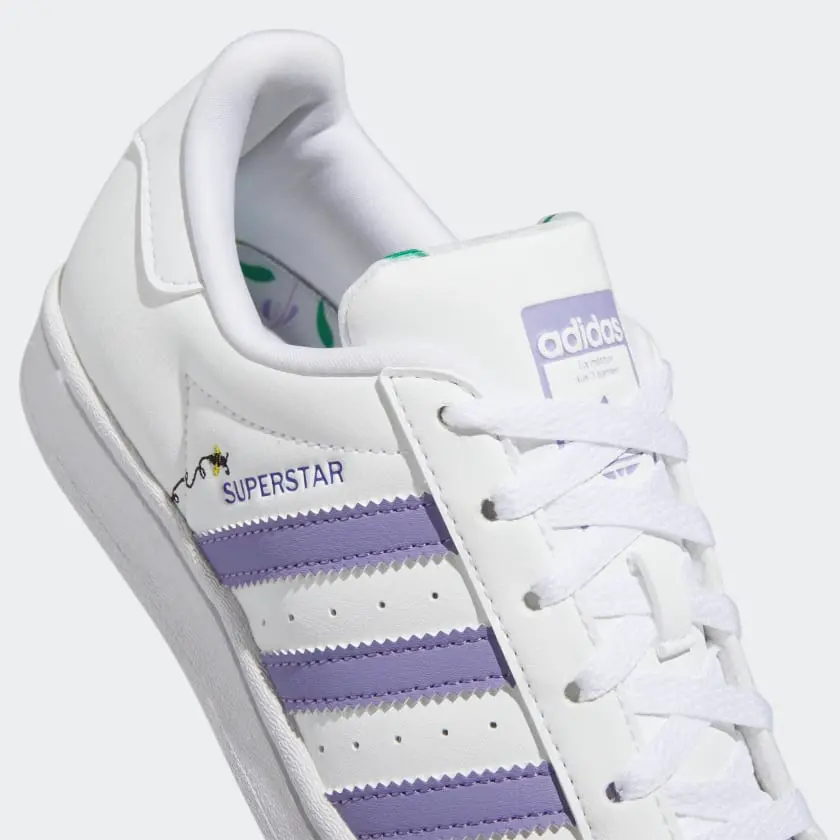 Giày Adidas Originals Superstar ‘White Purple’ HP6215 - Ảnh 6
