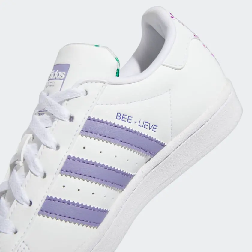 Giày Adidas Originals Superstar ‘White Purple’ HP6215 - Ảnh 7