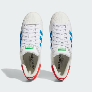 Alternative view of Giày Adidas Superstar 'Bright Blue Red' ID7964