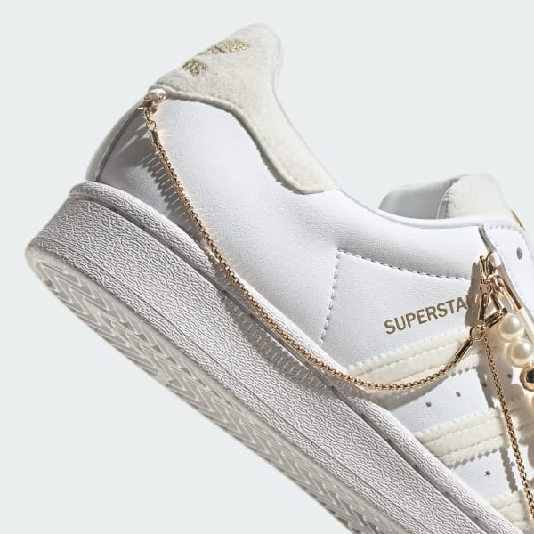 Giày Adidas Superstar Cloud White Off White Gold Metallic GZ3386 - Ảnh 2