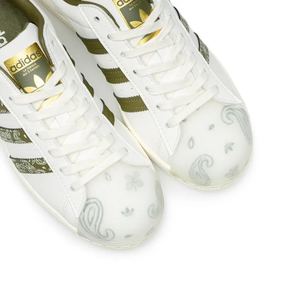 Giày Adidas Superstar 'Green Orange' GX3656 - Ảnh 7