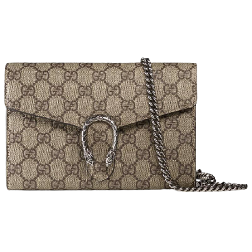 Túi Gucci Dionysus GG Supreme Chain Wallet 401231 KHNSN 8642