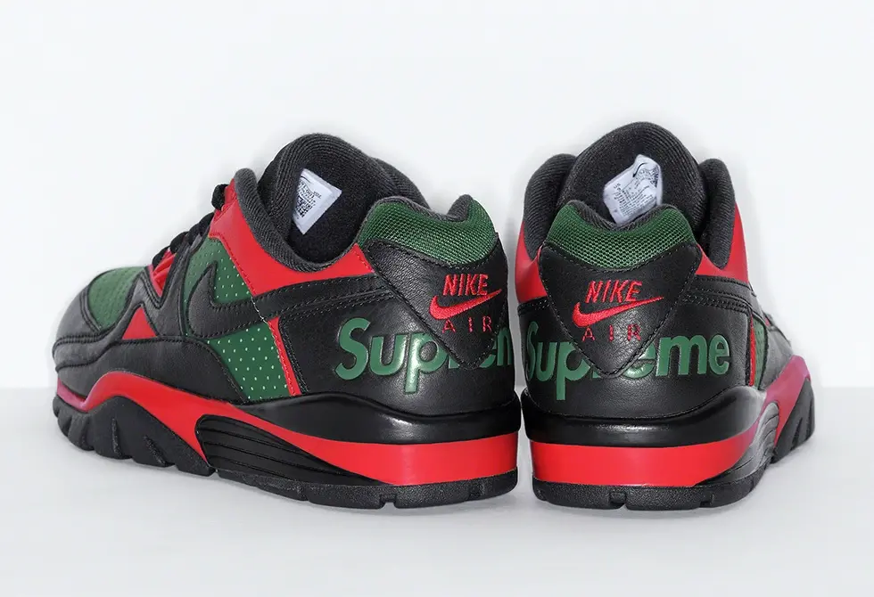 Alternative view of Giày Nike Supreme x Air Cross Trainer 3 Low 'Black Gorge Green' CJ5291-001