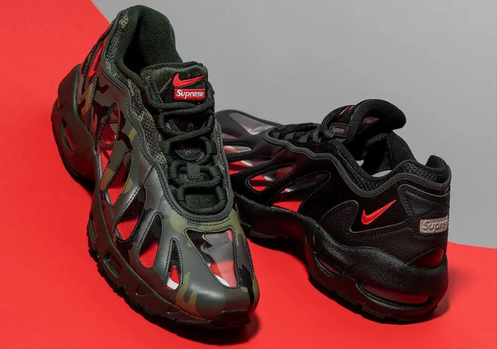 Giày Nike Air Max 96 x Supreme 'Camo' CV7652-300 - Ảnh 3