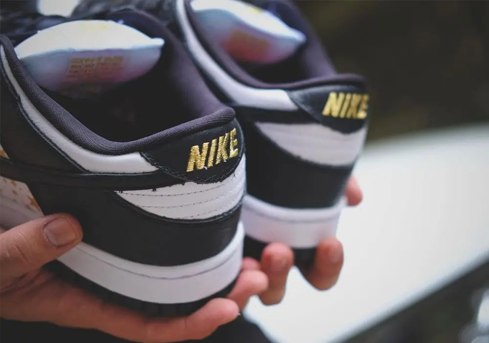 Giày Nike Supreme x Dunk Low OG SB QS 'Black' DH3228-102 - Ảnh 4