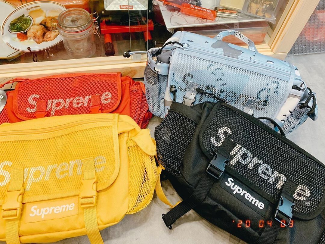 Túi Supreme SS20 Black WaistBag - Ảnh 3