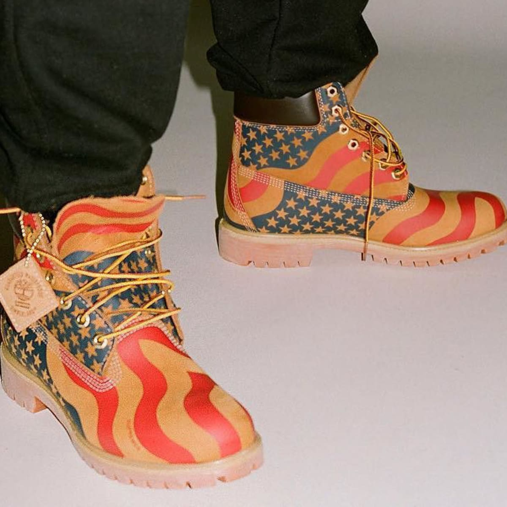 Giày Timberland Supreme x 6 Inch Premium Boot 'American Flag' TB0A1PHF - Ảnh 3