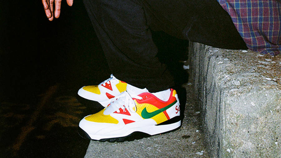 Giày Nike Supreme Trainer 3 'White University Gold' CJ5291-100 - Ảnh 5