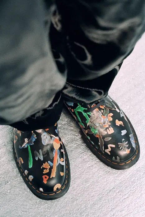 Alternative view of Giày Dr Martens 1461 'Supreme Yohji Yamamoto Black' 34944