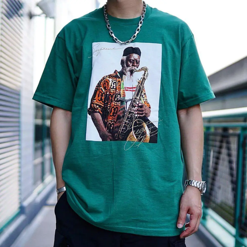 Alternative view of Áo Supreme Pharoah Sanders Tee 'Green'