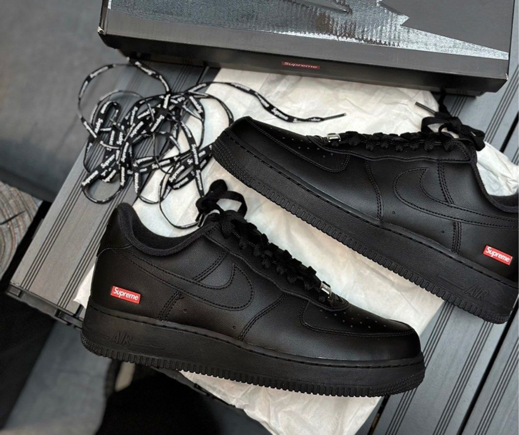 Giày Nike Supreme x Air Force 1 Low 'Box Logo - Black' CU9225-001 - Ảnh 10