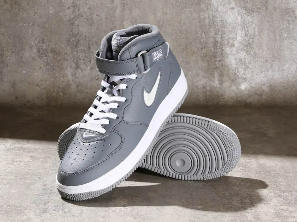 Giày Nike Air Force 1 Mid Jewel QS 'Cool Grey' DH5622-001 - Ảnh 3