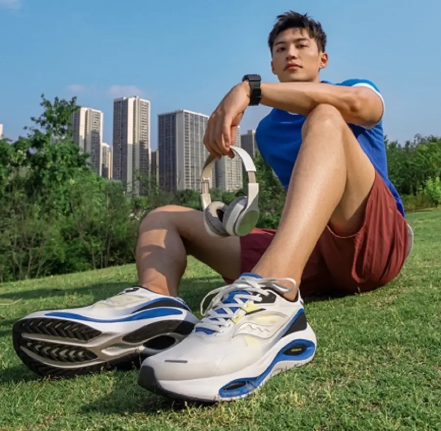 Alternative view of Giày Saucony Phoenix Inferno 2 'White Blue' S28188-1