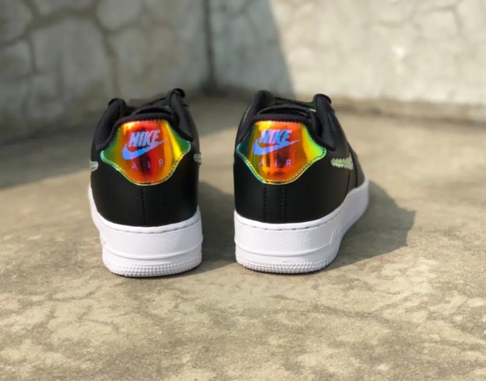 Giày Nike Air Force 1 LV8 GS 'Digital Swoosh - Black' CW1577-002 - Ảnh 6