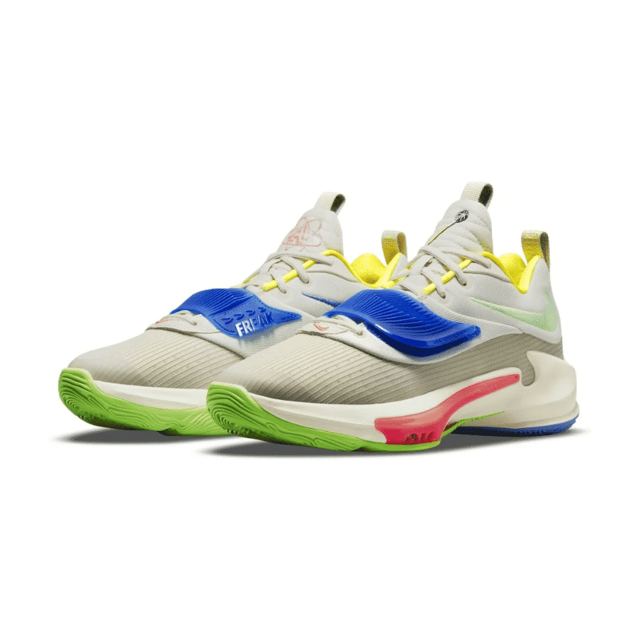 Giày Nike Zoom Freak 3 EP 'Primary Colors' DA0695-100 - Ảnh 3