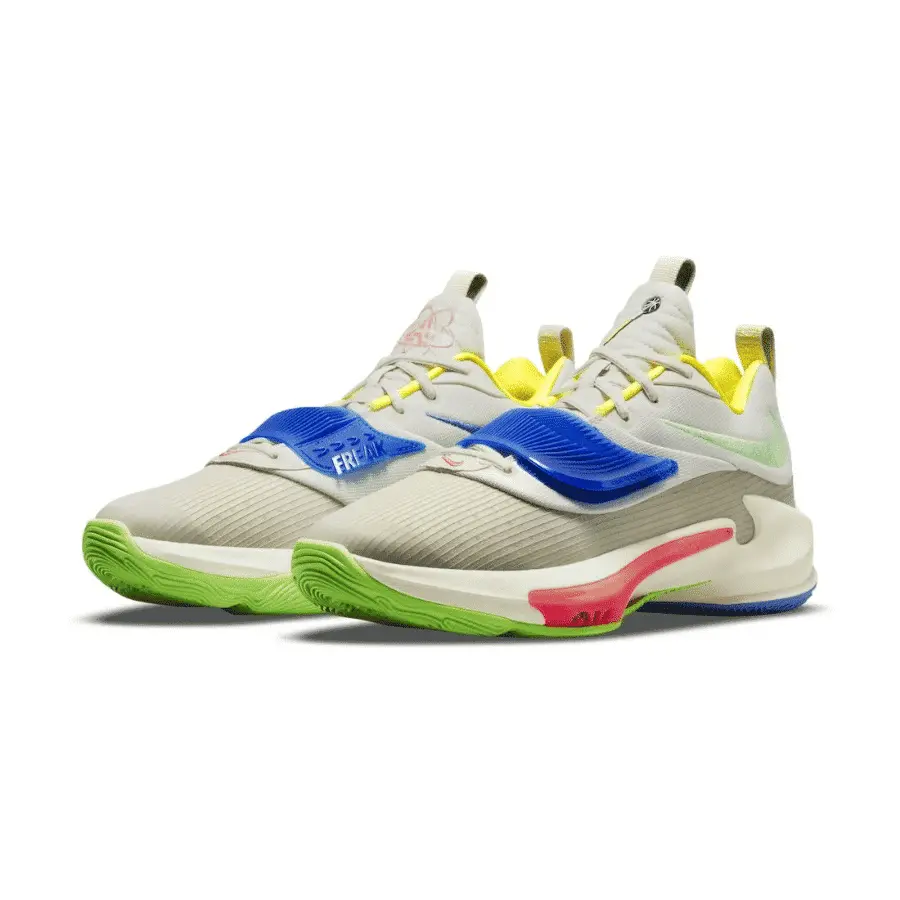 Giày Nike Zoom Freak 3 EP 'Primary Colors' DA0695-100 - Ảnh 3