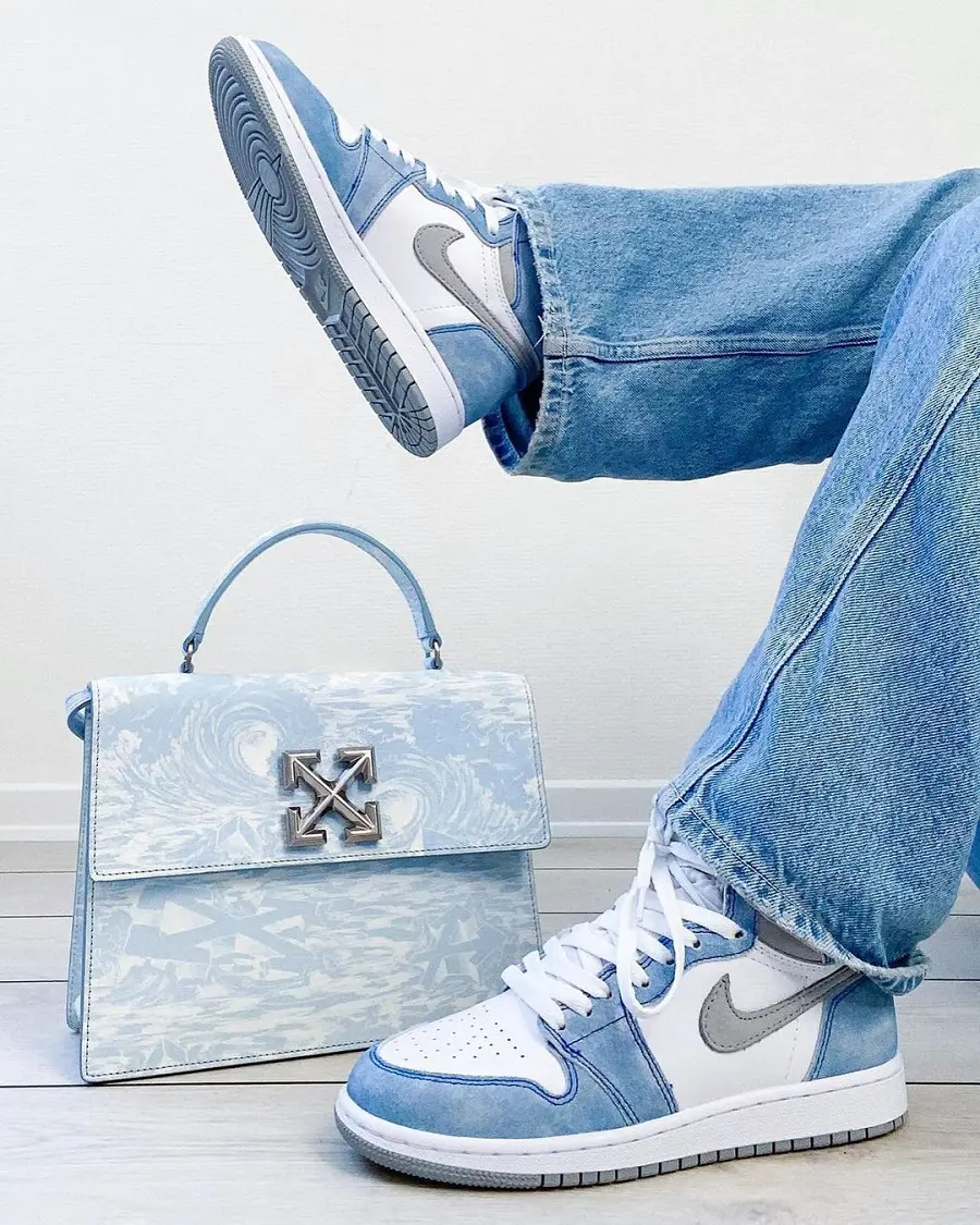 Giày Nike Air Jordan 1 Retro High OG GS 'Hyper Royal' 575441-402 - Ảnh 6