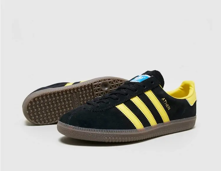 Giày Adidas City Series Athen Size Black Yellow H01812 - Ảnh 3