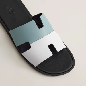 Alternative view of Dép Hermes Izmir Sandal 'Vert D'eau Blanc' H172460ZHVD390