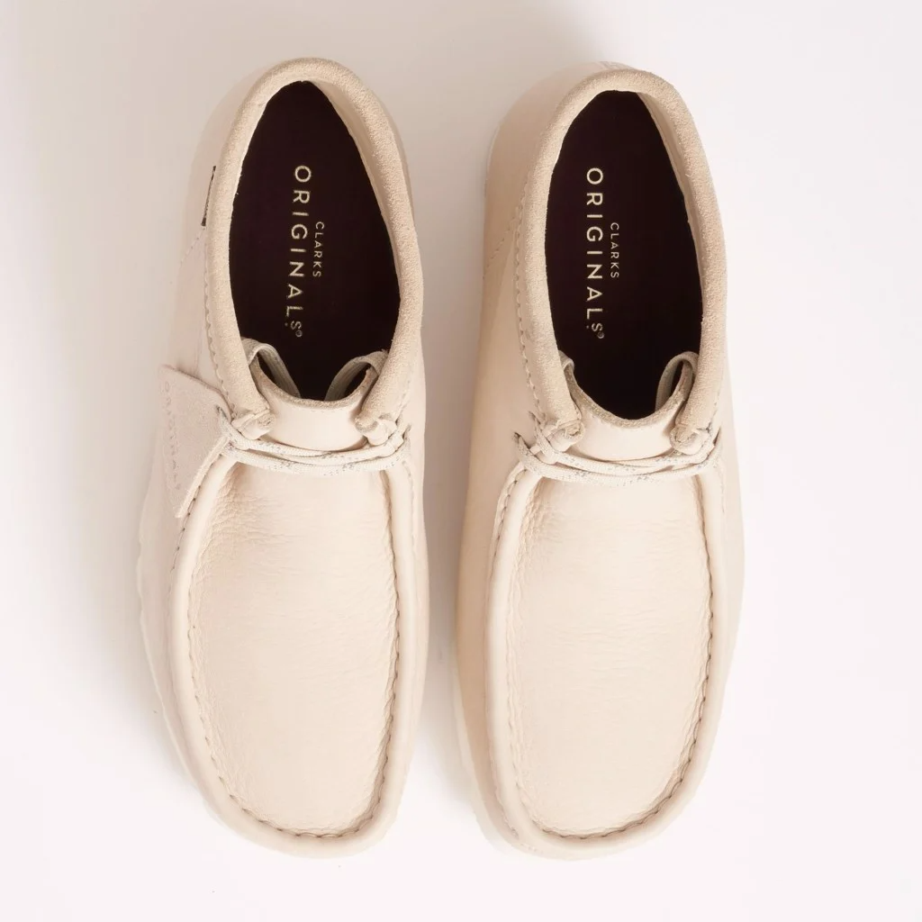 Giày Clarks Wallabee 'Off White Nubuck' 261-66299 - Ảnh 6