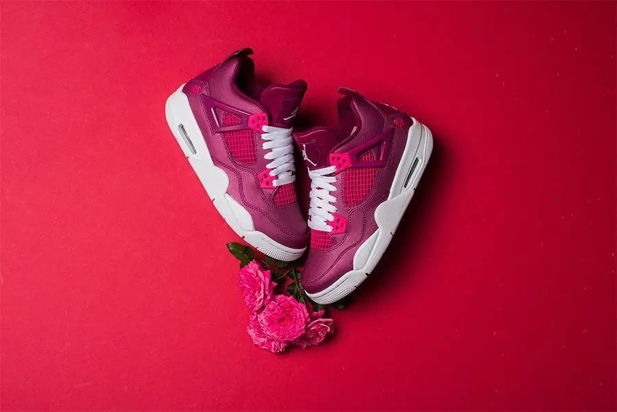 Giày Nike Air Jordan 4 'True Berry Valentine's Day' 487724-661 - Ảnh 3
