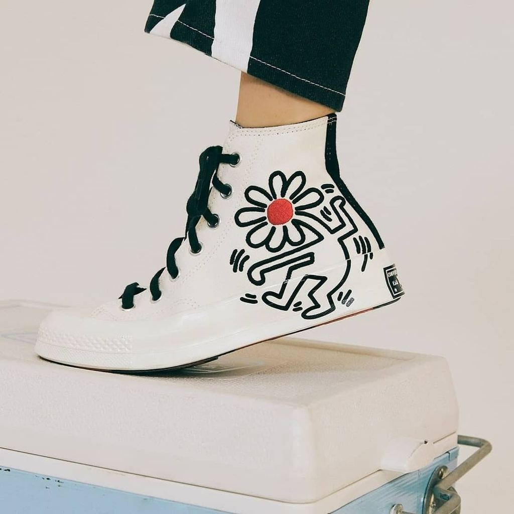 Giày Converse Keith Haring x Chuck 70 High 'White' 171858C - Ảnh 4
