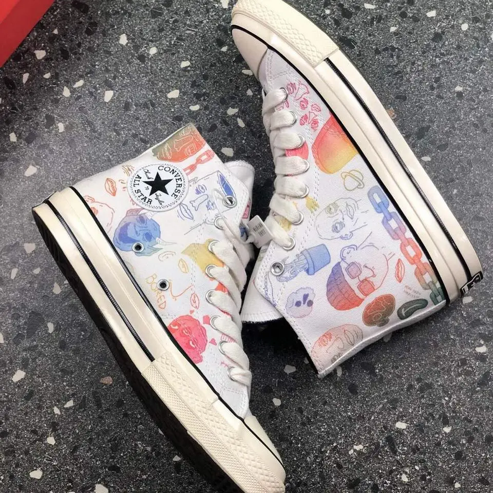 Giày Converse Tyler The Creator x Foot Locker x Chuck 70 'Artist Series' 164532C - Ảnh 5