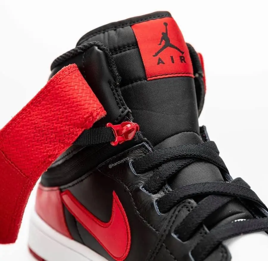 Giày Nike Air Jordan 1 High FlyEase GS 'Black Gym Red' CT4897-001 - Ảnh 5