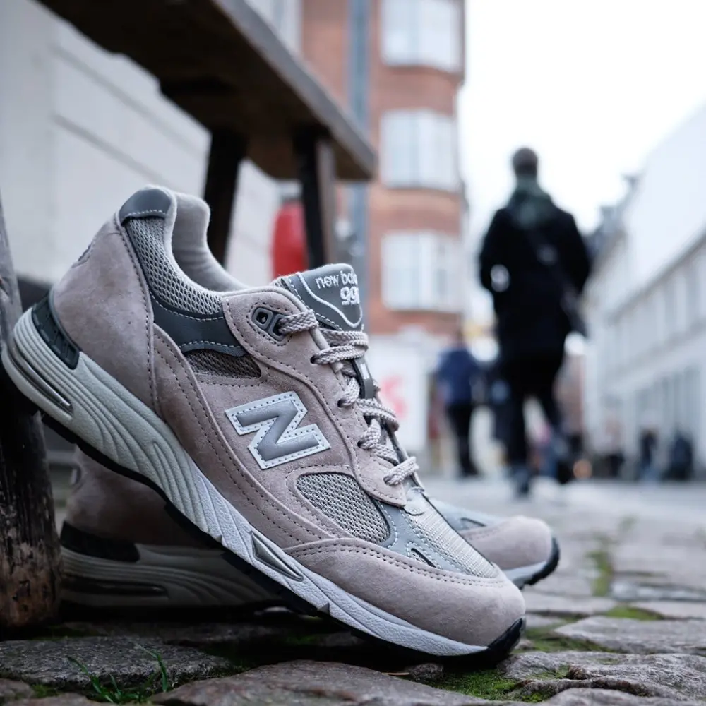 Giày New Balance Wmns 991 Made In England 'Grey' W991GL - Ảnh 6