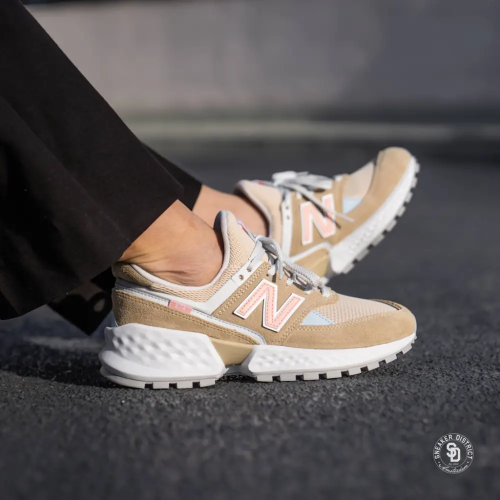 Giày New Balance Wmns 574 'Beige' WS574PRB - Ảnh 4