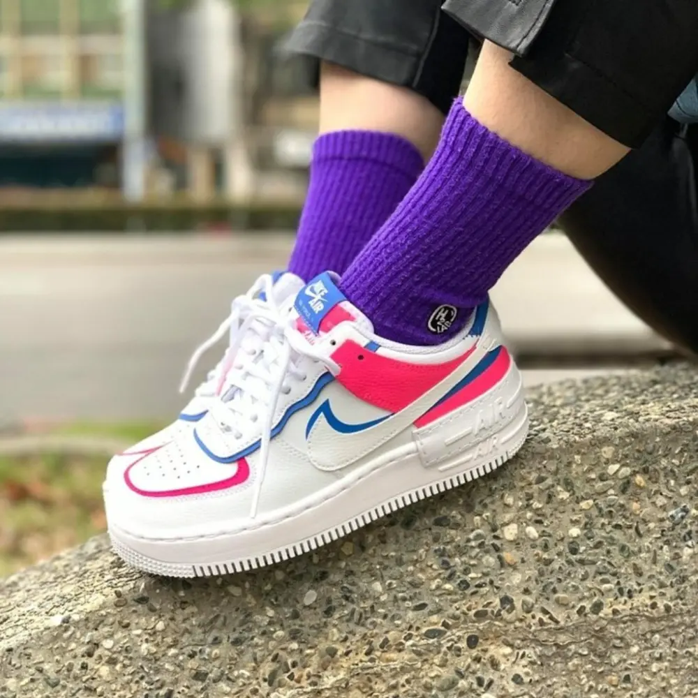 Giày Nike Wmns Air Force 1 Shadow 'Cotton Candy' CU3012-111 - Ảnh 5