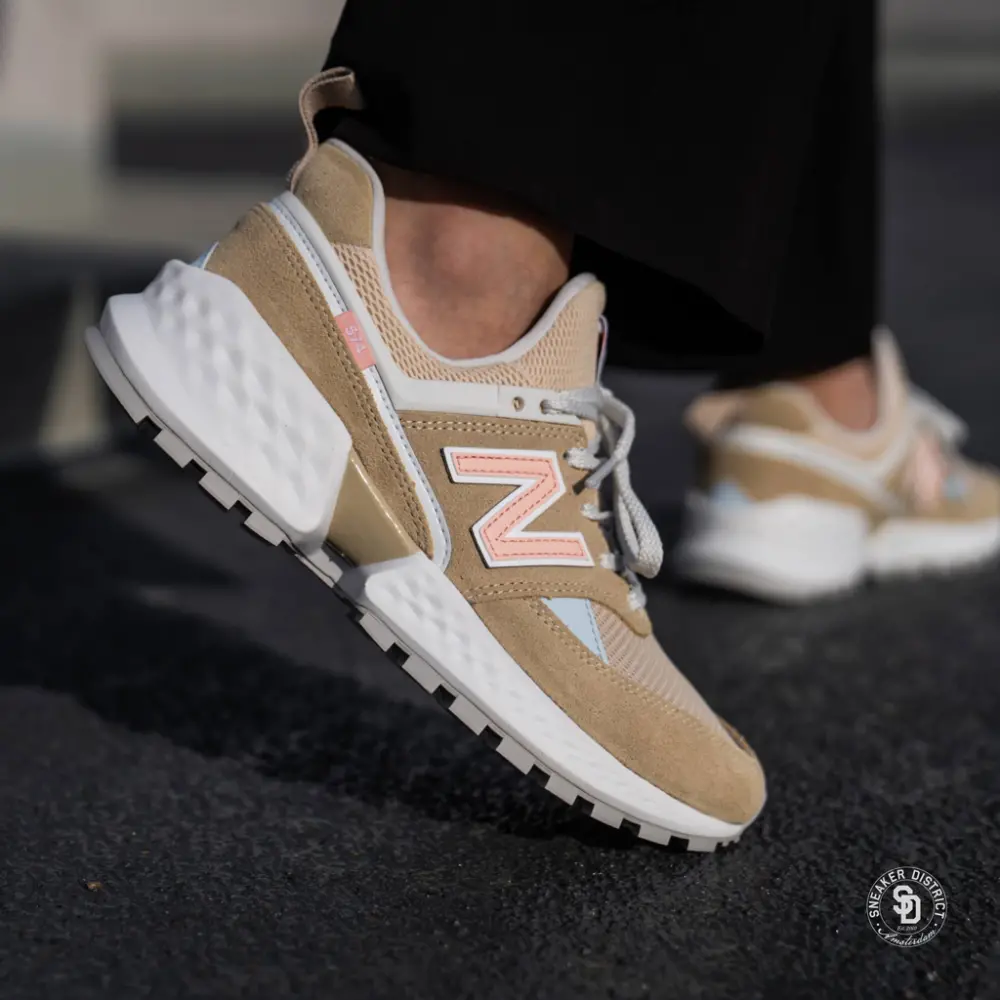 Giày New Balance Wmns 574 'Beige' WS574PRB - Ảnh 5