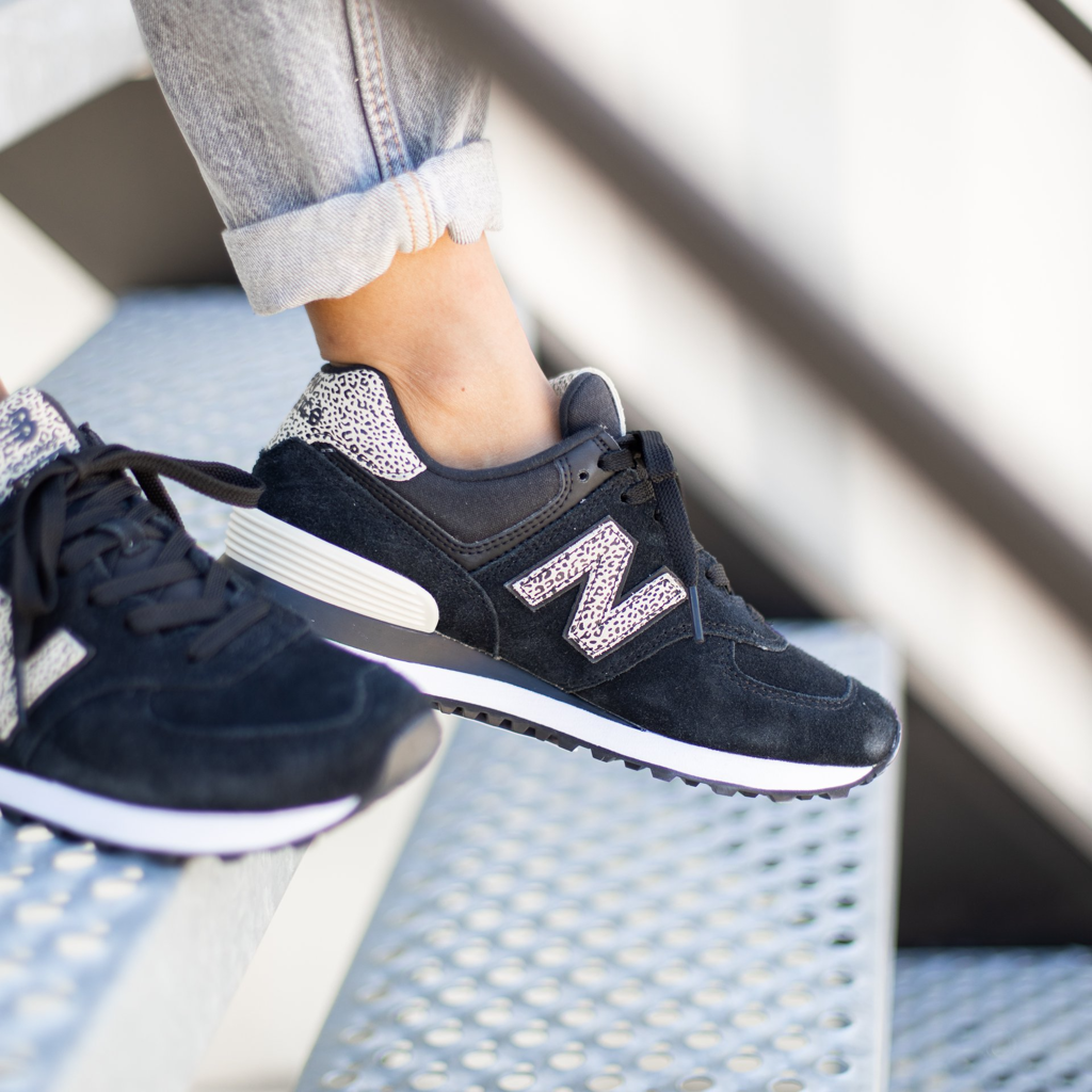 Giày New Balance Wmns 574 'Cheetah Print - Black Angora' WL574ANC - Ảnh 3