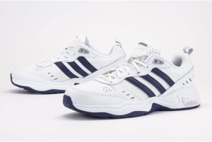 Alternative view of Giày Adidas Strutter 'White Dark Blue' EG2654
