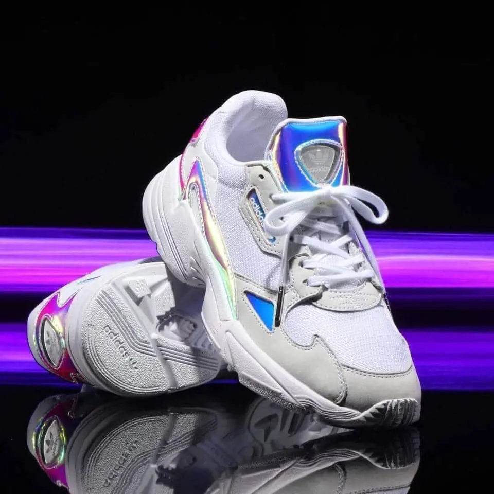 Giày Adidas Wmns Falcon 'White Iridescent' FX3432 - Ảnh 3