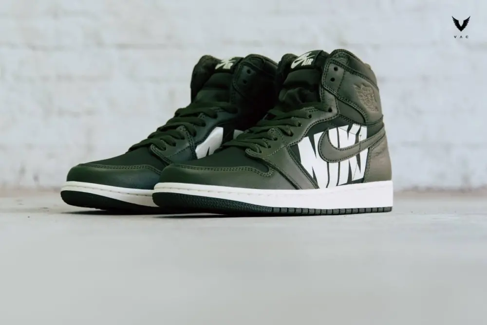 Giày Nike Air Jordan 1 High OG 'Olive Canvas' 555088-300 - Ảnh 5