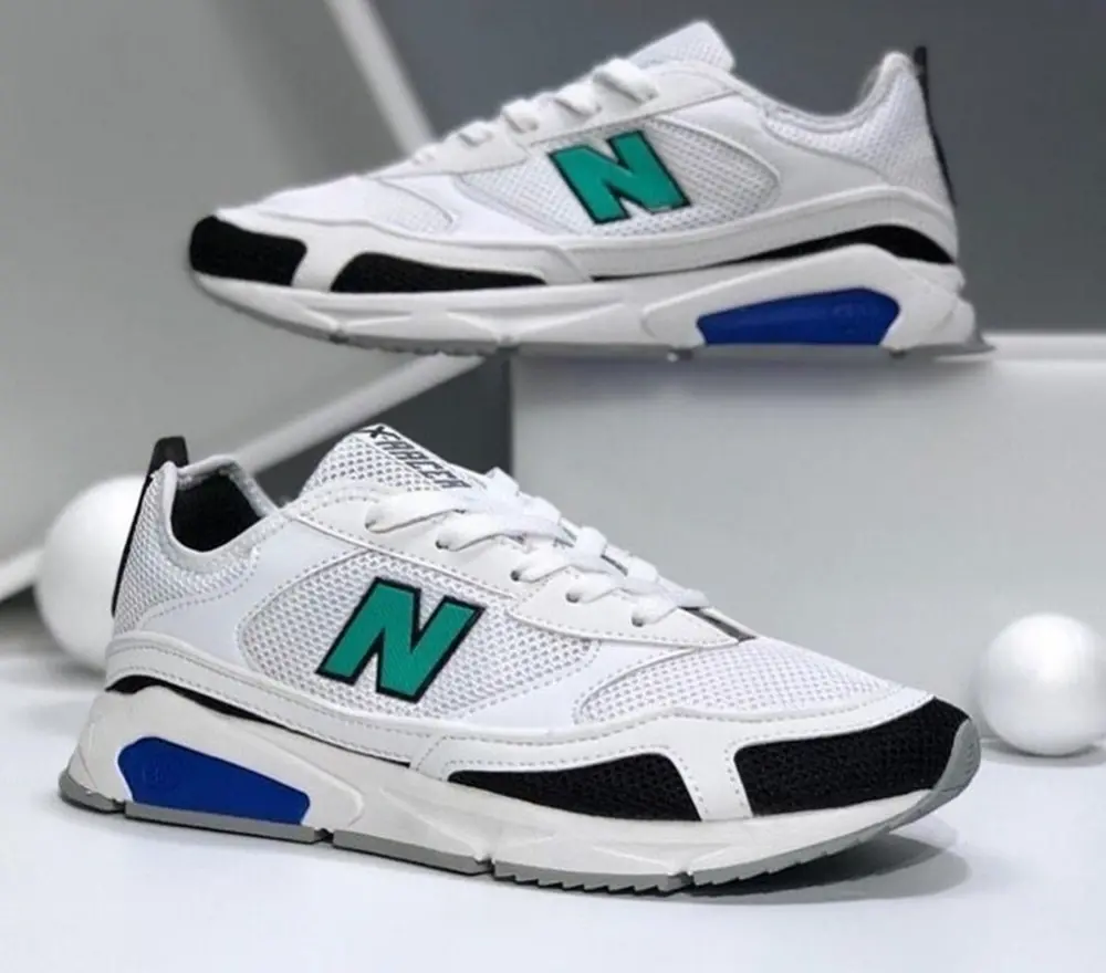 Giày New Balance X-Racer 'White Blue Green' MSXRCJK - Ảnh 4
