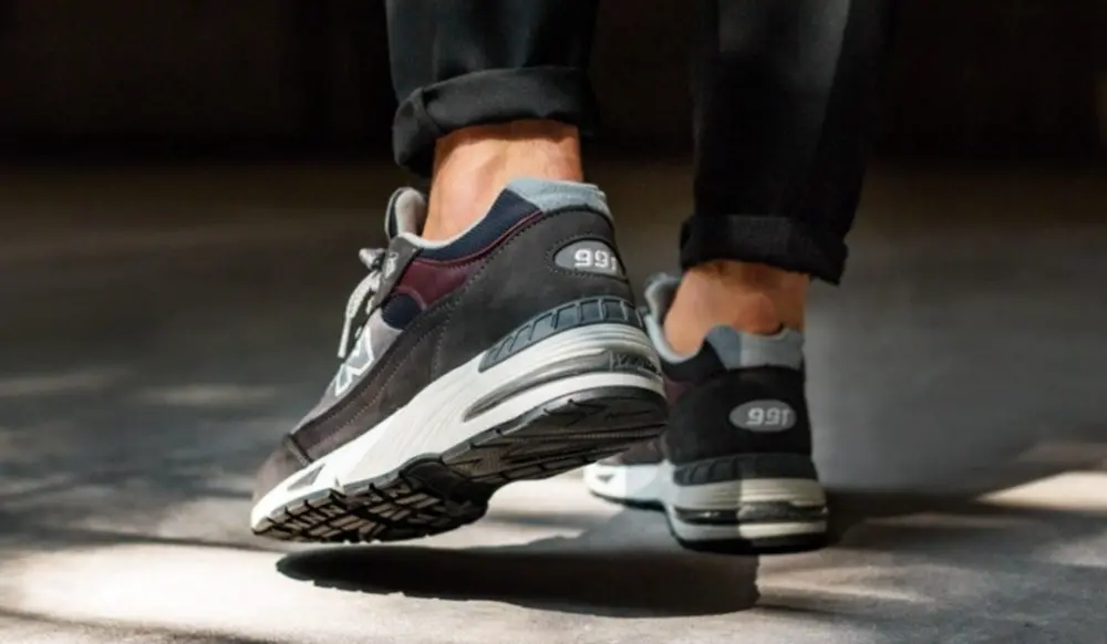 Alternative view of Giày New Balance 991 Made In England 'Olive White' M991GNN