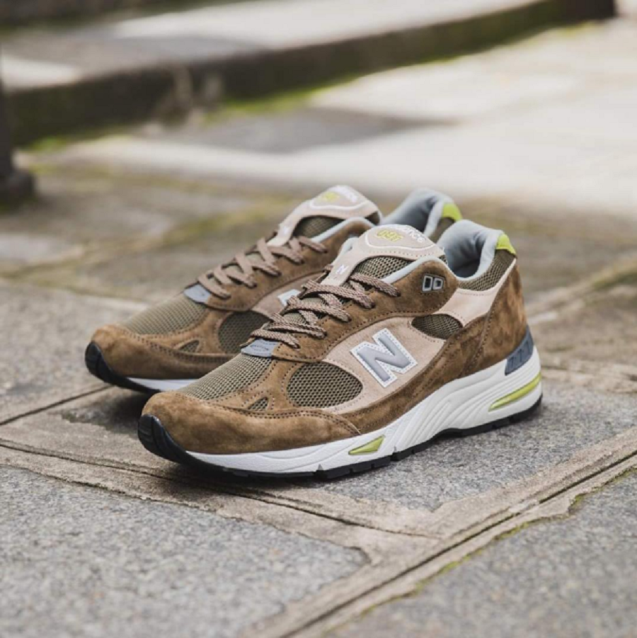 Giày New Balance 991 Made In England ‘Olive Brown’ M991OLB - Ảnh 4