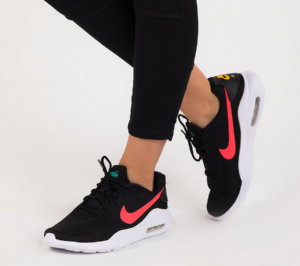 Alternative view of Giày Nike Air Max Oketo 'Black Flash Crimson' AQ2235-007