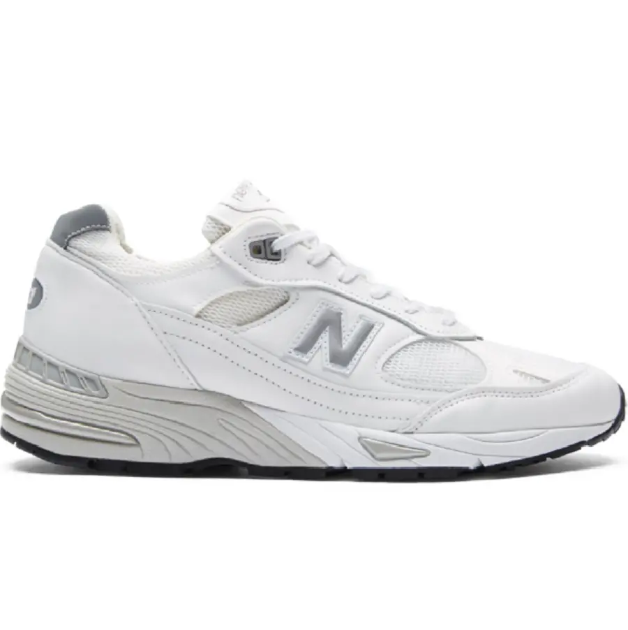 Giày New Balance 991 Made In England ‘White Sliver’ M991WHI