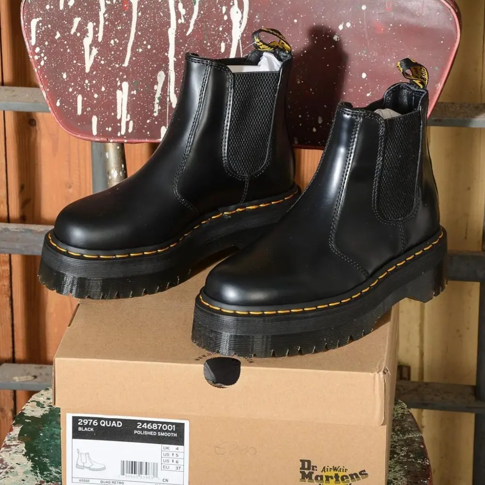 Giày Dr. Martens 2976 Quad 'Black' 24687001 - Ảnh 5