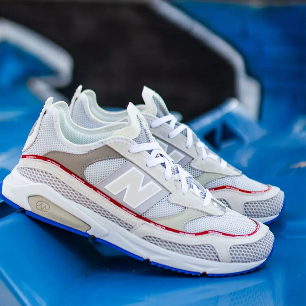 Giày New Balance X-Racer 'White Red Blue' MSXRCTLB - Ảnh 3