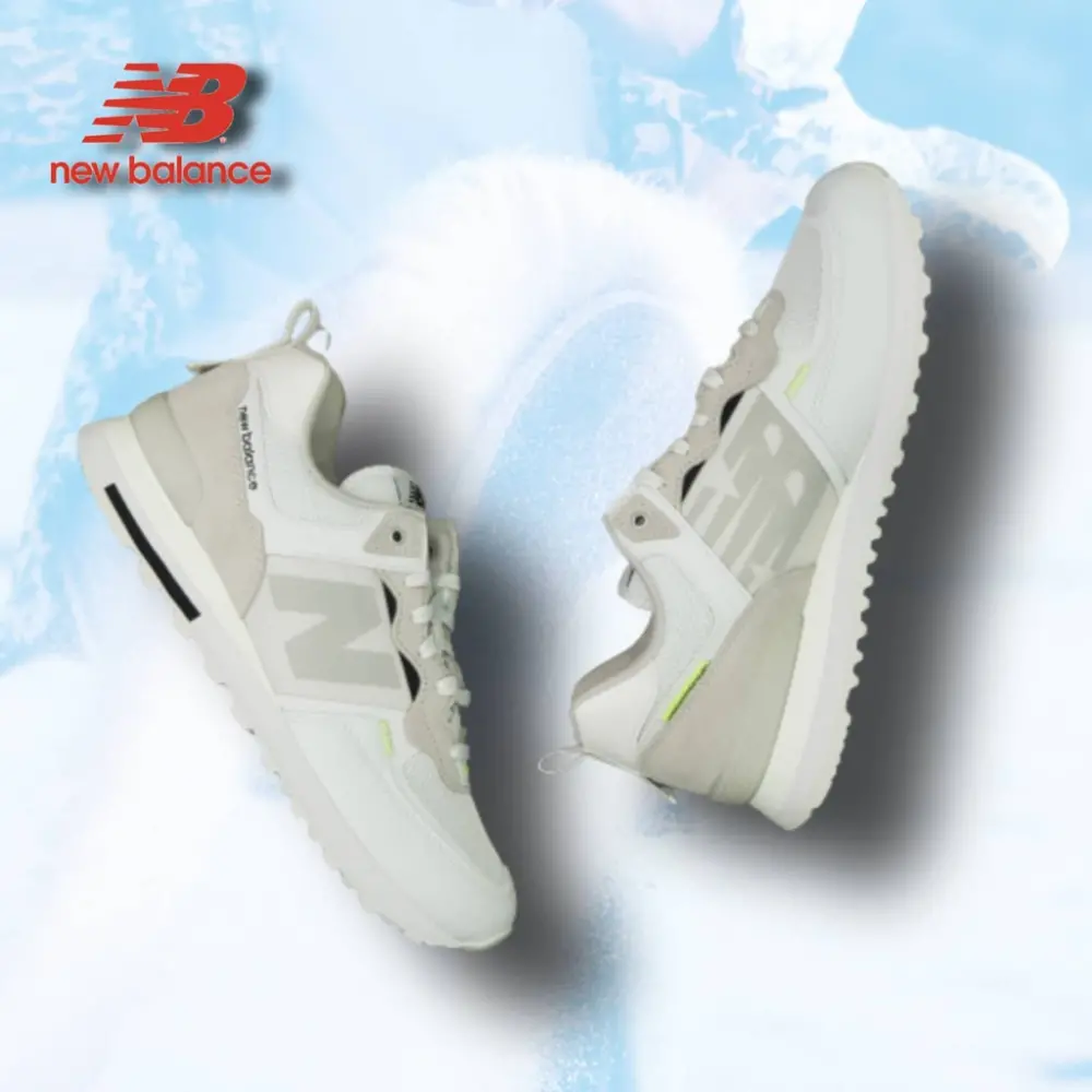 Giày New Balance 574 White Summer Fog ML574IDE - Ảnh 7